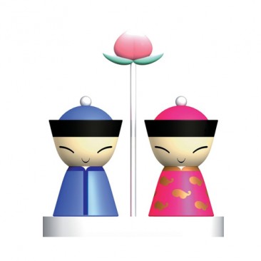 Mr. &amp; Mrs. Chin Salt and Pepper Set &amp; Alessi Mr. &amp; Mrs. Chin | YLiving