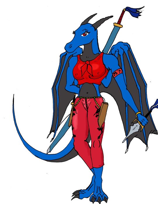Icefire- an anthro female dragon, Red aka Anthony Connell, SciFi ...