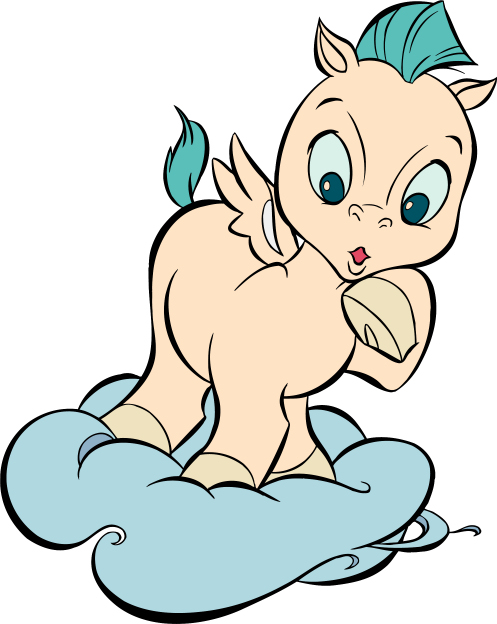 Free Disney's Baby Pegasus Clipart Image 1 --> Disney-