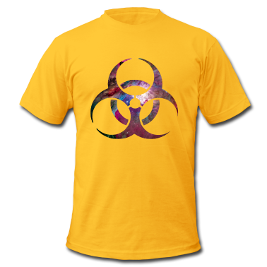 Toxic Biohazard warning signs Hardstyle Electro Motive T-Shirt ...