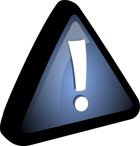 Exclamation Icons clip art Free Vector