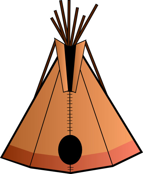 Teepee Clip Art - vector clip art online, royalty ...