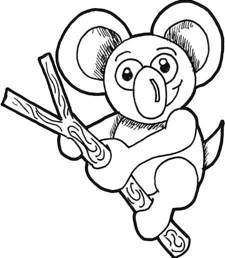 Cartoon Koala Bear