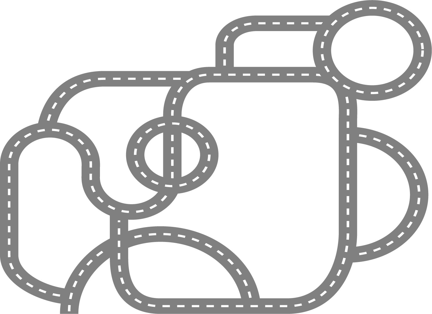 Car race track clipart border