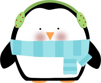 Cute Christmas Penguin Clipart