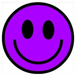 Purple Smiley Face Clipart