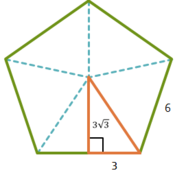 Using Right Triangle Trigonometry to find the Area of Regular ...
