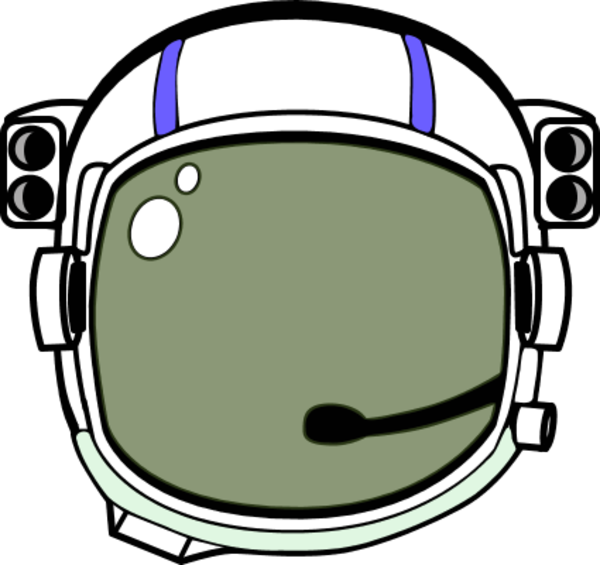 Astronaut helmet clip art