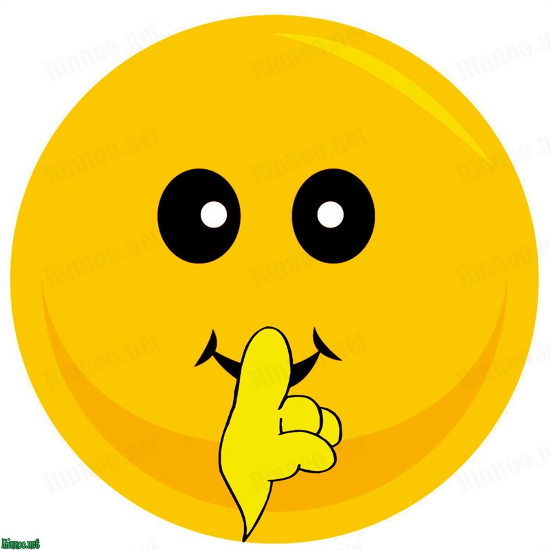 Clipart of shh quiet
