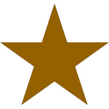 Large Sized Brown Stars