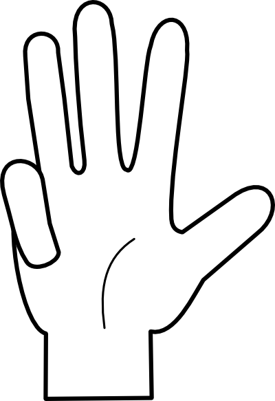 Counting Fingers Clipart