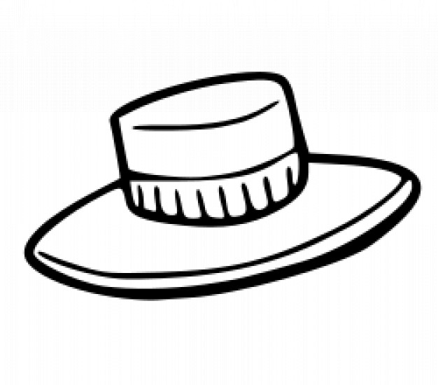 hat hand drawn | Download free Vector