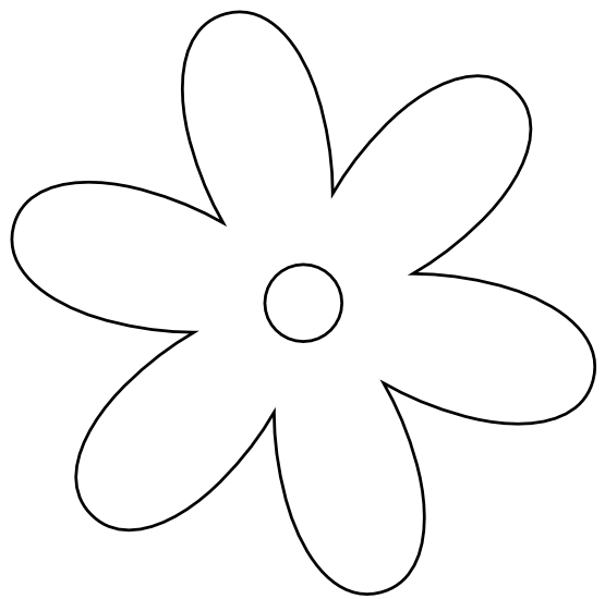Retro Flower 7 Black White Line Art Google Valentine Xochi.info ...