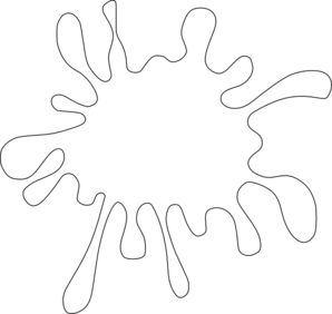 White Splatter clip art - vector clip art online, royalty free ...