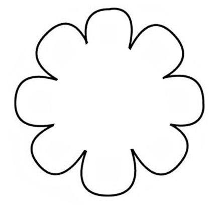 Blank Flower Template Free Printable - ClipArt Best