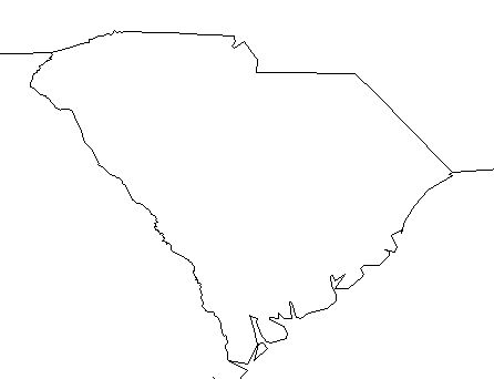 Map of South Carolina: A Source for All Kinds of Maps of South ...