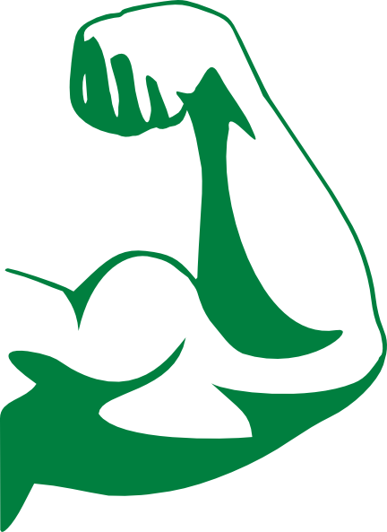 Strong Arm clip art - vector clip art online, royalty free ...