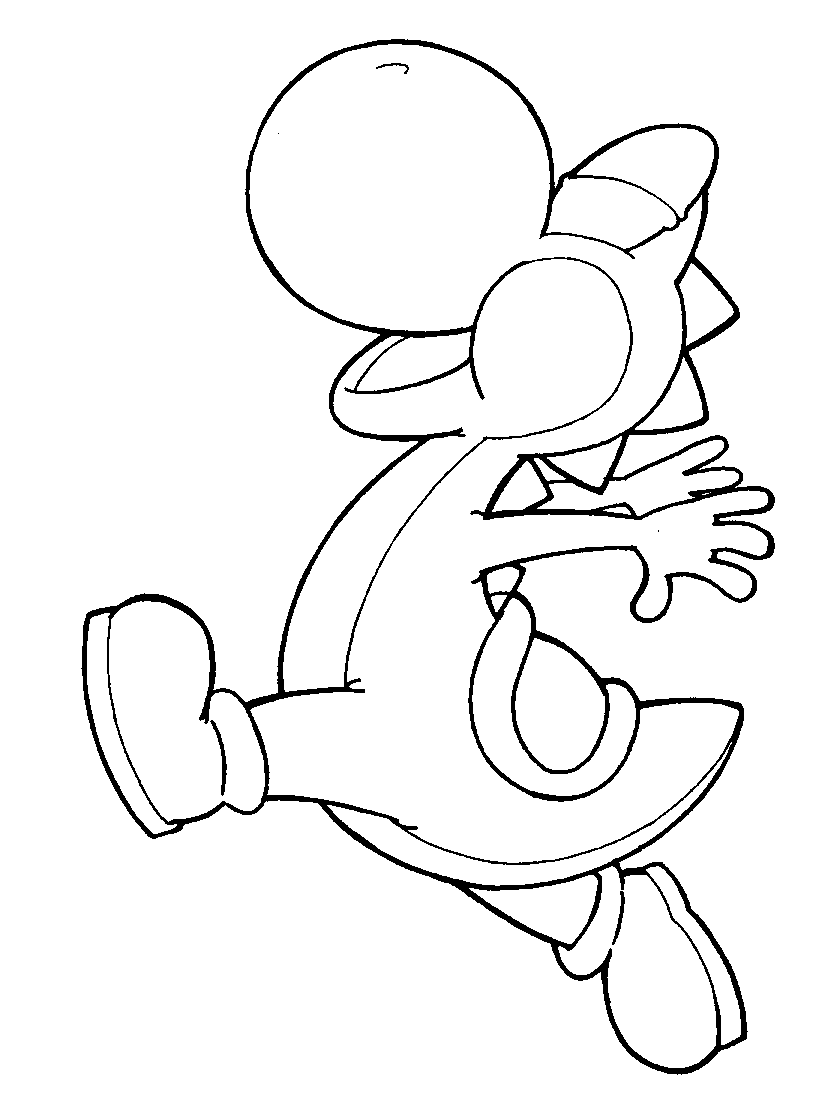 Yoshi Coloring Pages 2 | Coloring Pages To Print