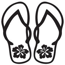 Beach Sandals Drawing - ClipArt Best