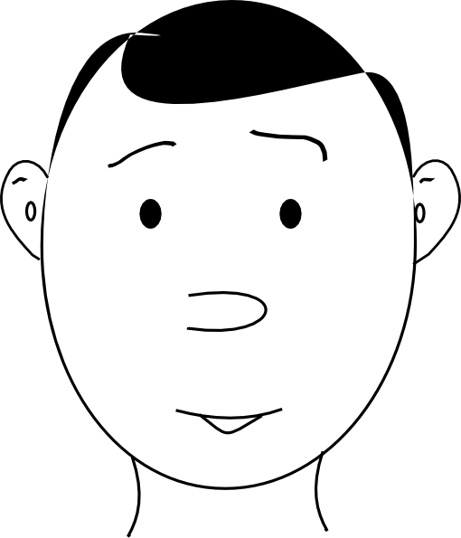 Head Outline Template