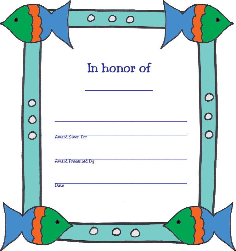 The Youth Online Club - Printable Borders