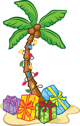 Christmas Palm Tree Clipart