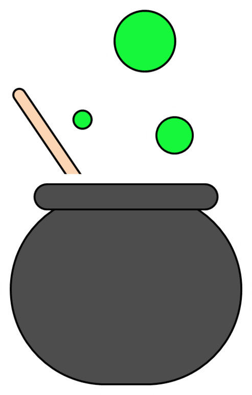 Witches Pot Clipart - Free to use Clip Art Resource
