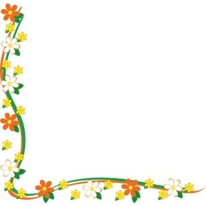 Flower Clipart Image - Yellow and White Daisy Border - Polyvore