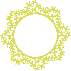 Silhouette Design Store - View Design #9379: vine round border