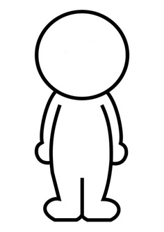 Human Body Outline Printable - ClipArt Best