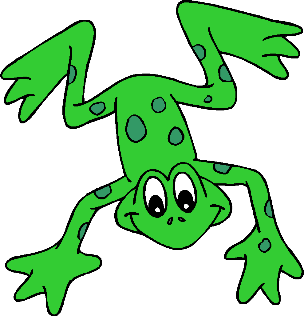 Frog On Lily Pad Clipart