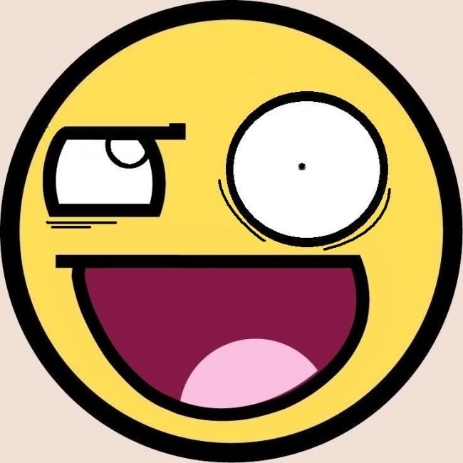 Crazy smiley face clip art