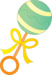 Cartoon Baby Rattle