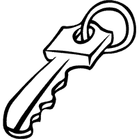 keyboard keys Colouring Pages