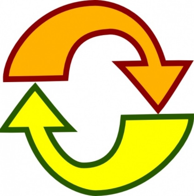Recycle arrows clip art | Download free Vector