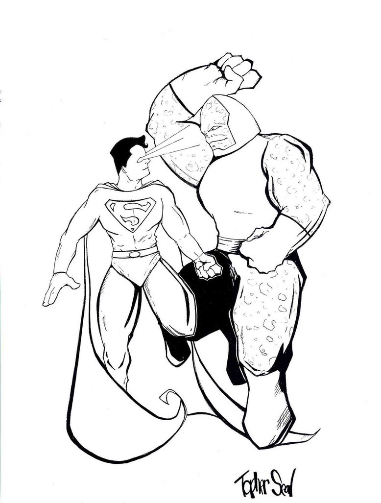 Superman Clipart Black And White - Free Clipart Images