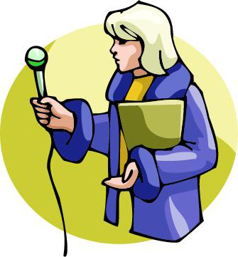 Journalist Clipart