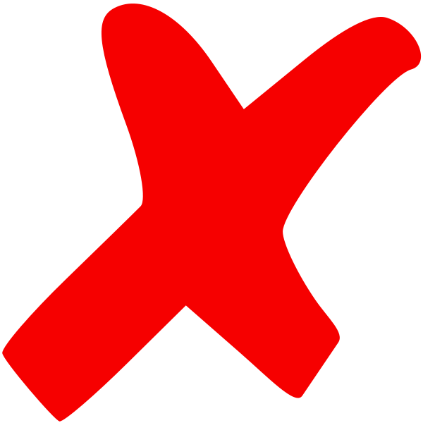 Cross Not Ok Png - ClipArt Best