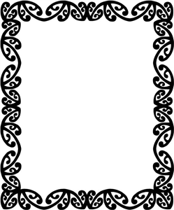 Silhouette Design Store - View Design #18414: maori frame