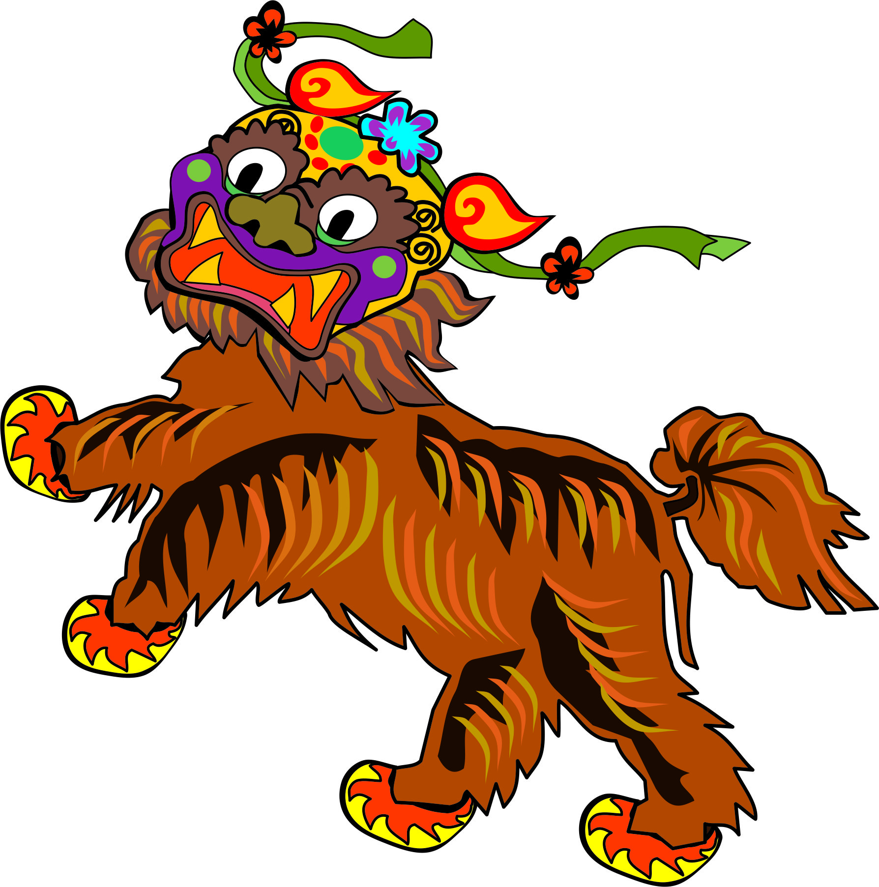 Cartoon Chinese Dragon