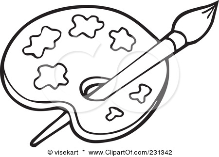  Paint Brush Coloring Page 6