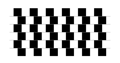 Cafe Wall Illusion | Smart-Kit Puzzles and Games