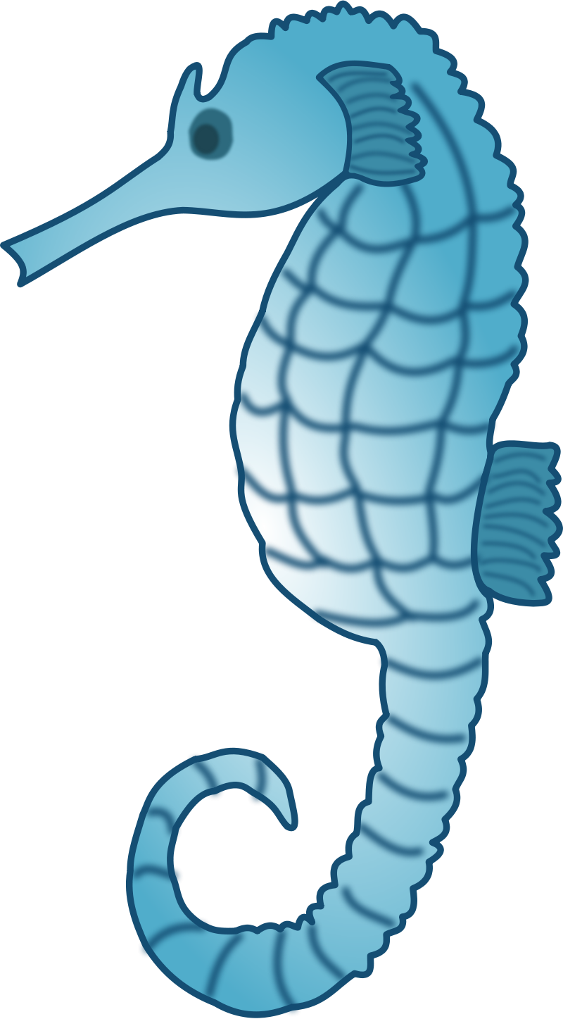 Clipart - Seahorse