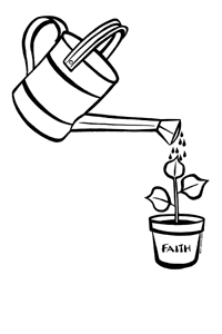 Free LDS Faith when Watered it Will Grow Clipart