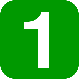 Number In Green Rounded Square clip art - vector clip art online ...