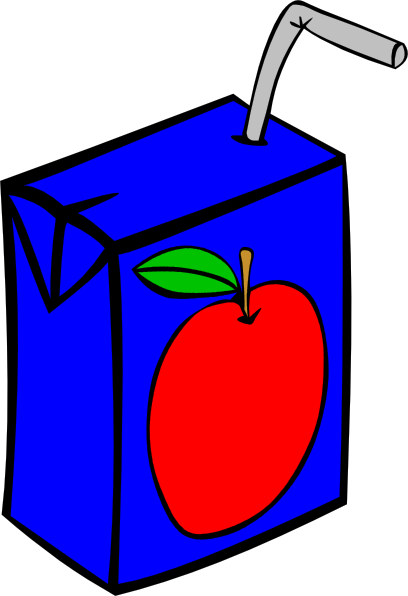 Apple Juice Box clip art Free Vector / 4Vector