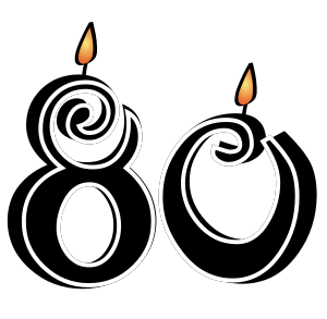 80th Birthday Clip Art Free - ClipArt Best