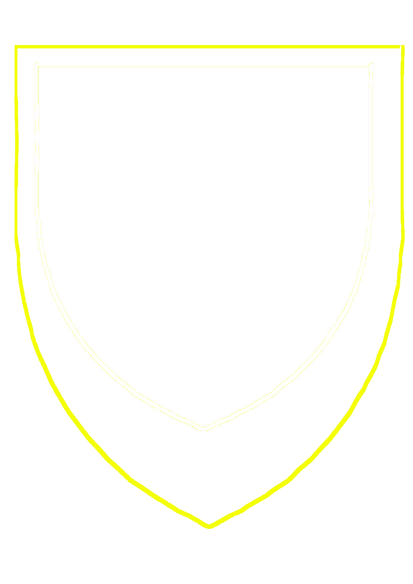 Black Shield Outline