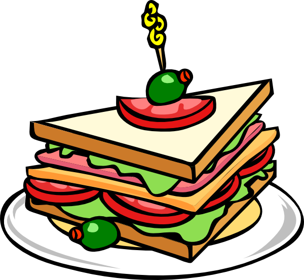 Food Sandwhich clip art - vector clip art online, royalty free ...