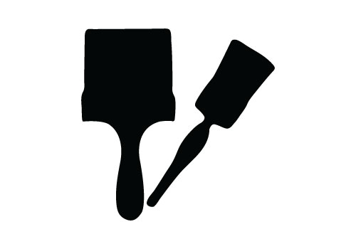 Paint Brush Silhouette Vector | Other Vector Silhouette | Pinterest